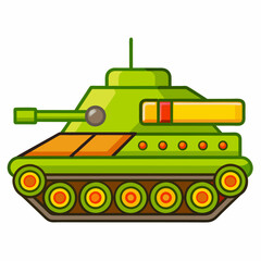 Fototapeta premium tank clipart cartoon Illustration drawing