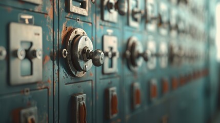 Controls low gear at the control system and distributes power efficiently in components such as circuit breakers. Switch and fuse inside protective box