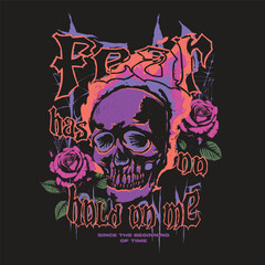 Rock music fan graphic tee design