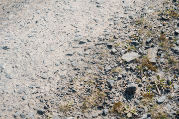 close up gravel track