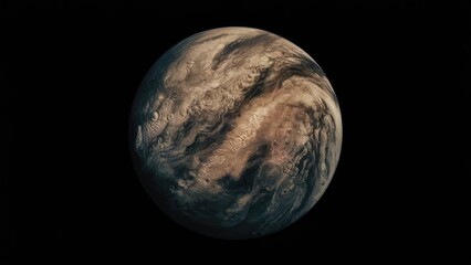 Fototapeta premium Amazing photo of the planet venus in the cosmos with deep view..