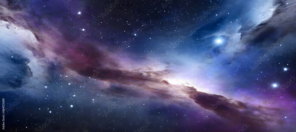 Poster abstract space background. generative ai.