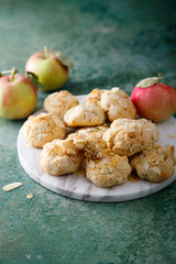Traditional homemade apple cookies