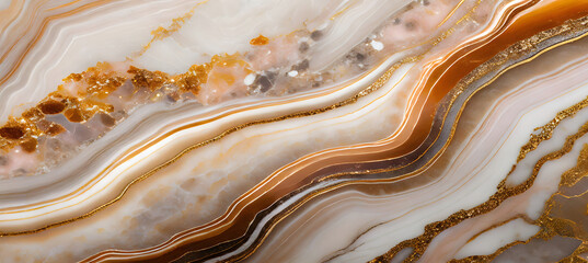 Amber Agate Marble Elegance background marble. Generative AI.