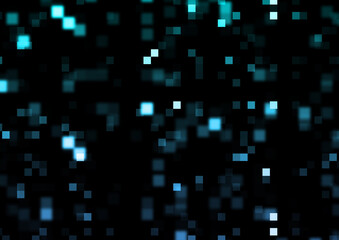 四角形のサイバーイメージ背景