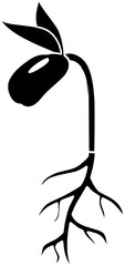 bean illustration red silhouette grain logo seed icon food outline vegetable green edamame ingredient natural vegetarian long dry nutrition shape yardlong beans pea for vector graphic background