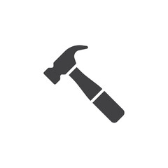 Hammer tool vector icon