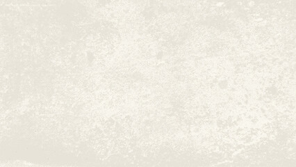 Fototapeta premium Light cream grain paper texture. Vintage ecru background with dots, speckles, specks, flecks, particles. Craft repeating wallpaper. Natural white grunge surface background. Vector backdrop