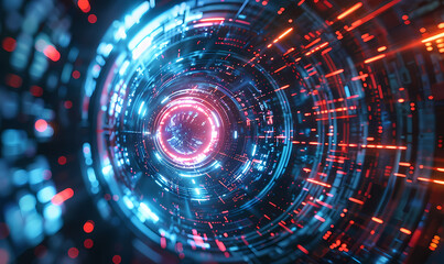 Fototapeta premium abstract background with circles