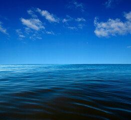 Obraz premium Blue sea water surface