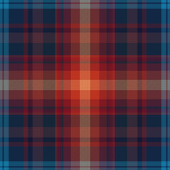 Tartan plaid pattern in red, green, navy blue, yellow, beige. Seamless dark New Year holiday check plaid vector for blanket, duvet cover, throw, other modern winter textile design.Vecto,EPS 10