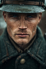 Obraz premium German WWI Soldier Portrait