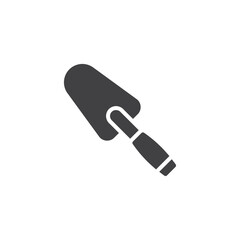 Trowel tool vector icon