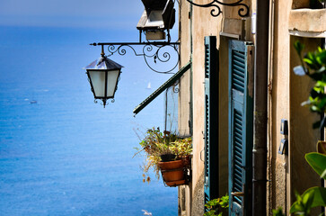 the village of Cervo Ligure, Italy