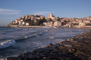 the city of Imperia, Liguria, Italy