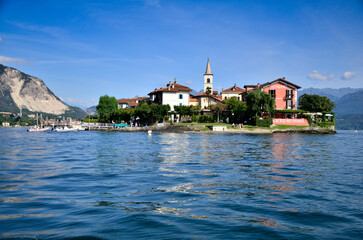 Fototapeta premium the lake Maggiore, Italy, Piedmont