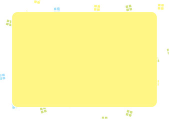 シンプルな図形で飾ったカラフルな背景画像