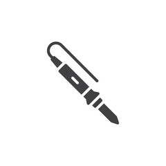 Fototapeta premium Soldering iron vector icon