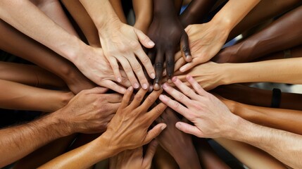 Hands of Unity: A Diverse Group