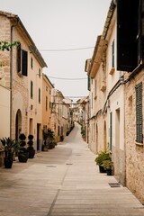 narrow street in the old town