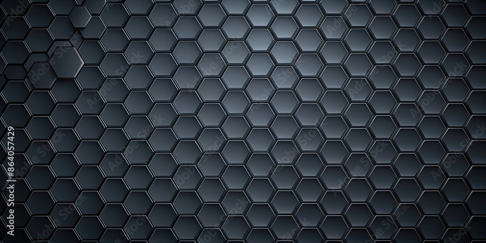 Sticker Dark grey hexagon pattern background perfect for tech or gaming, hexagon, pattern, background, dark grey, tech, gaming - Stickers