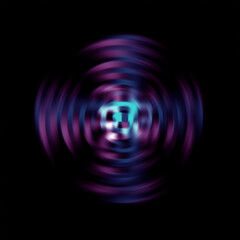 neon colored spiral bright a purple background