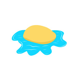 
Vector illustration of various islands in the middle of the sea