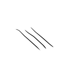 Curve line strip swirl wave shape design, curve line energy