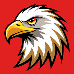 Eagle head vector illustration  