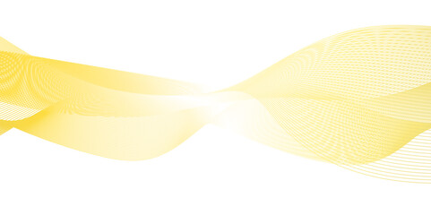 Abstract modern yellow wave line futuristic energy sound waves technology concept background. vector wave line in vector business texture. Pattern line blend curve flow futuristic background.