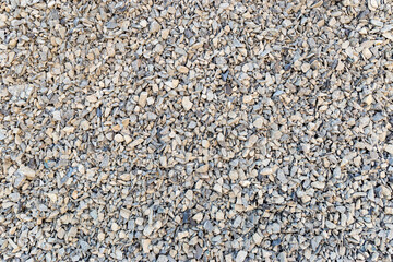 Crushed stone for construction and concrete production.