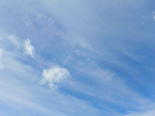 blue sky with white clouds lanscape background