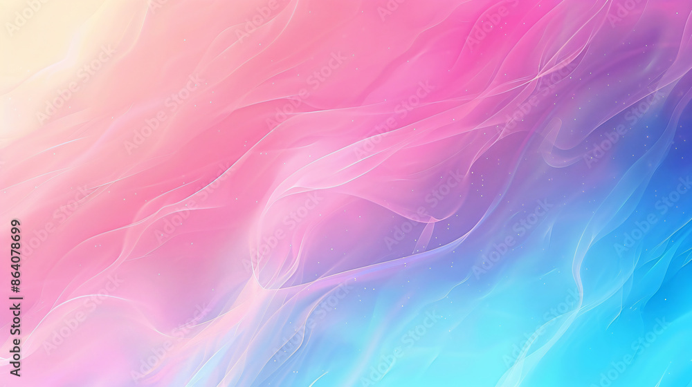 Aufkleber beautiful gradient background with pink and blue colors. abstract wallpaper design vector illustrati