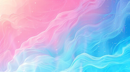 Fototapeta premium Beautiful gradient background with pink and blue colors. Abstract wallpaper design vector illustration in the style of flat design. Simple minimalistic banner with blurred effect.