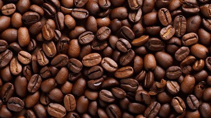Obraz premium Coffee beans as a background or texture