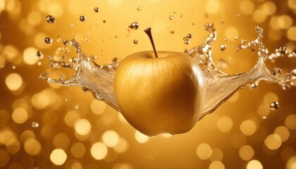 Apple Tossed in the Air