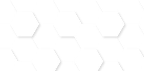 Abstract background with hexagonal geometric hexagon polygonal pattern background. 3d seamless bright white web cell and triangle abstract honeycomb background. white and gray backdrop wallpaper.