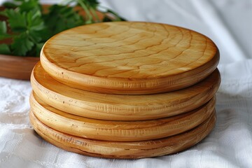 wooden board in the kitchen professional photography