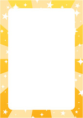 放射状の光と輝きの明るくポップな背景画像