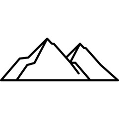 Mountain Line Icon
