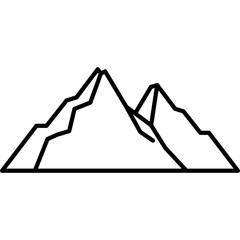 Mountain Line Icon