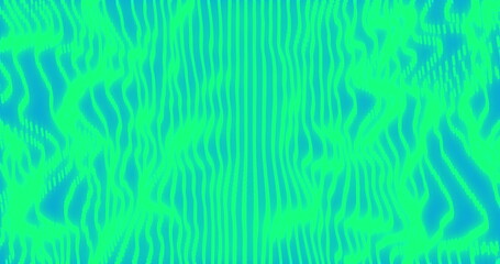 Image of green neon lights over blue background