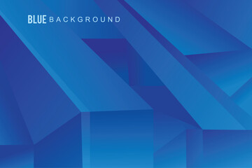 Geometric blue background vector design concept