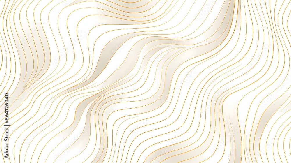 Poster 3. produce a minimalist and light abstract vector seamless pattern incorporating subtle gold line te