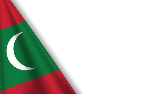 MALDIVES Flag with Original color