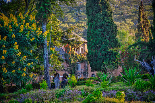 Shiwa Ng'andu House built in the last century by Sir Stuart Gore-Browne, the English style estate featured in a book called The Africa House, Muchinga Province, Zambia, Africa