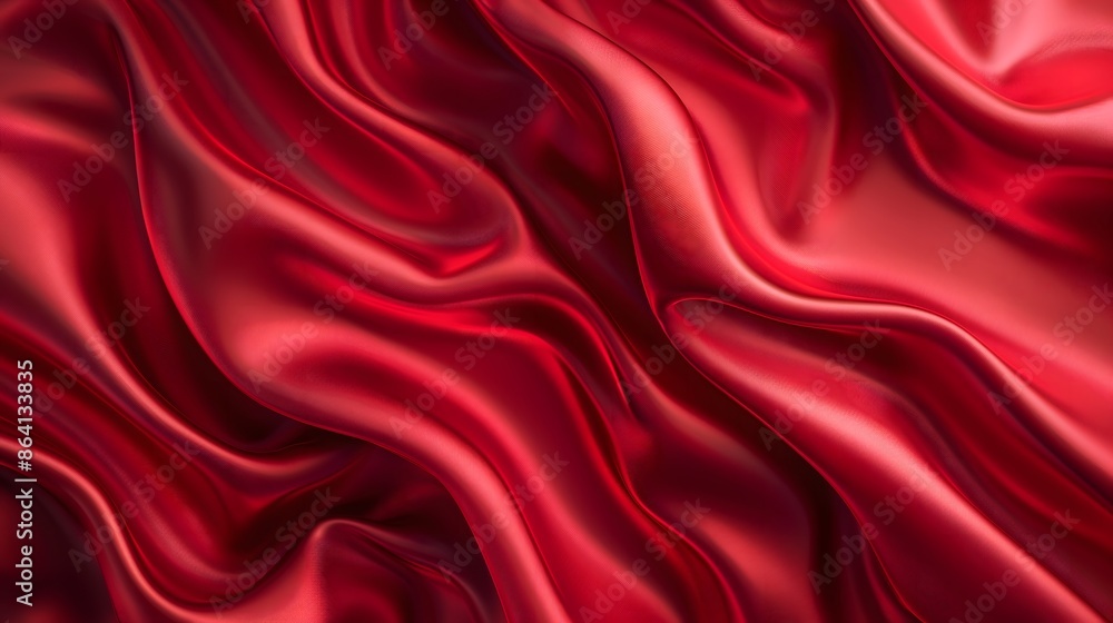 Poster 4. create a visually stunning abstract background with wavy folds of textured velvet or silk, emphas
