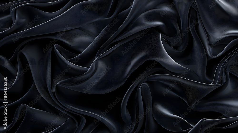 Poster 4. create a visually stunning abstract background with wavy folds of textured velvet or silk, emphas