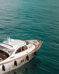 Serene photograph of boats floating on the Bosporus Strait in Istanbul