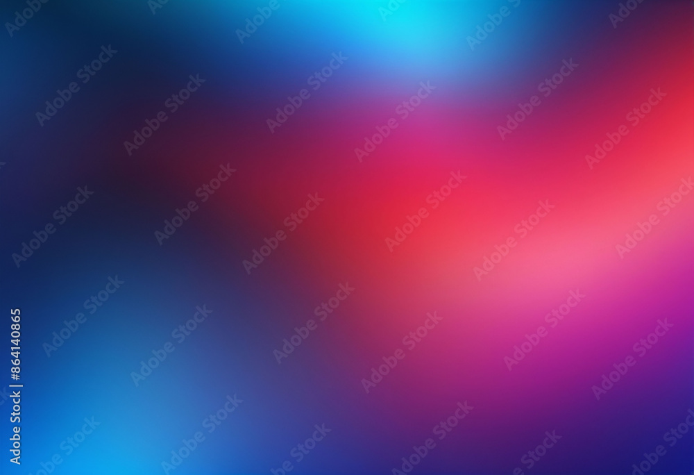 Poster red and blue gradient digital art abstract background with vibrant colors and soft lighting